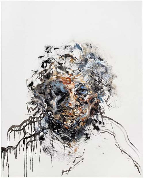 Maggi Hambling，Self portrait，2017，版权属于 Maggi Hambling