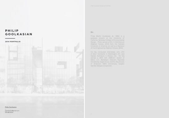 作品集排版尺寸模板项目效果图/轴测图