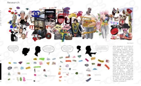 Acg学员作品集运?波普艺术拼贴作品