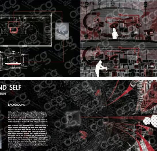 Acg学员作品集运?波普艺术拼贴作品