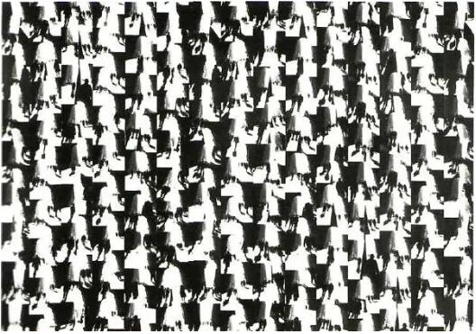 《拱》（Arches），1967年，  明胶银盐印相工艺，雷·K.梅茨克